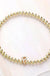 SECRET BOX_ Monogram Initial Stretch Bracelet - LECCE