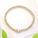 SECRET BOX_ Monogram Initial Stretch Bracelet - LECCE