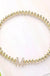 SECRET BOX_ Monogram Initial Stretch Bracelet - LECCE