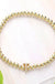 SECRET BOX_ Monogram Initial Stretch Bracelet - LECCE