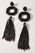 Seed Beaded Drop Earrings - LECCE