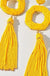 Seed Beaded Drop Earrings - LECCE