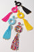 Seed Beaded Drop Earrings - LECCE