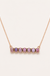 Set the Bar High Sterling Silver Necklace on soft-white background