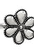 Silver Flower Ring - LECCE