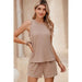 Sleeveless Top And Pocketed Shorts Set - LECCE