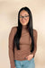 Slim Fit High Neck Long Sleeve Top - LECCE