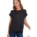 Slub Rolled Up Sleeve Tee - LECCE