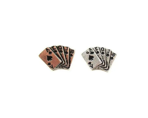 Small Spade Royal Flush Earrings - LECCE