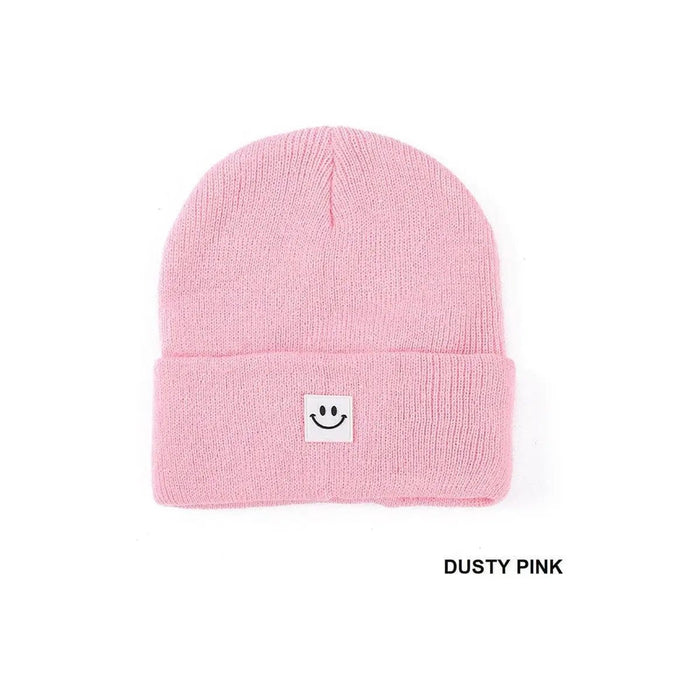 Smiley Face Patch Beanie - LECCE