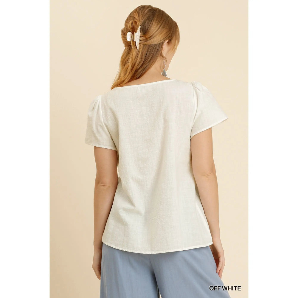 Smocked Detail Top - LECCE