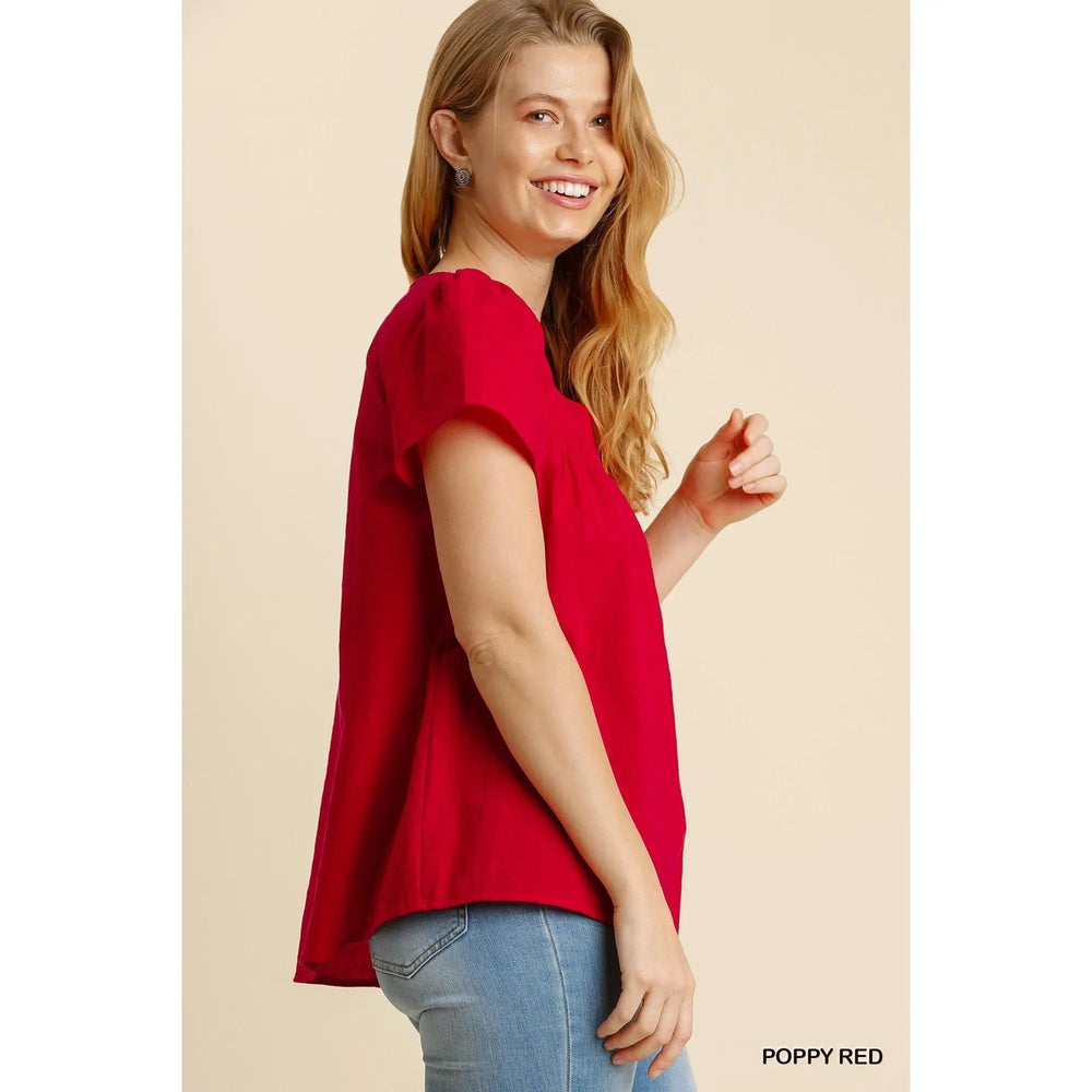 Smocked Detail Top - LECCE