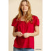 Smocked Detail Top - LECCE