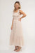 Smocked Ruffle Sleeve Midi Dress - LECCE