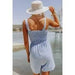 Smoked Top Romper With Pockets - LECCE