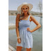 Smoked Top Romper With Pockets - LECCE