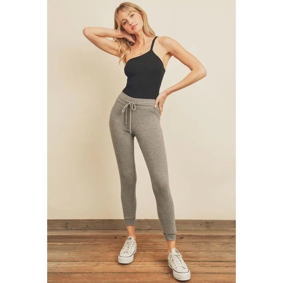 Soft Knit Drawstring Jogger - LECCE