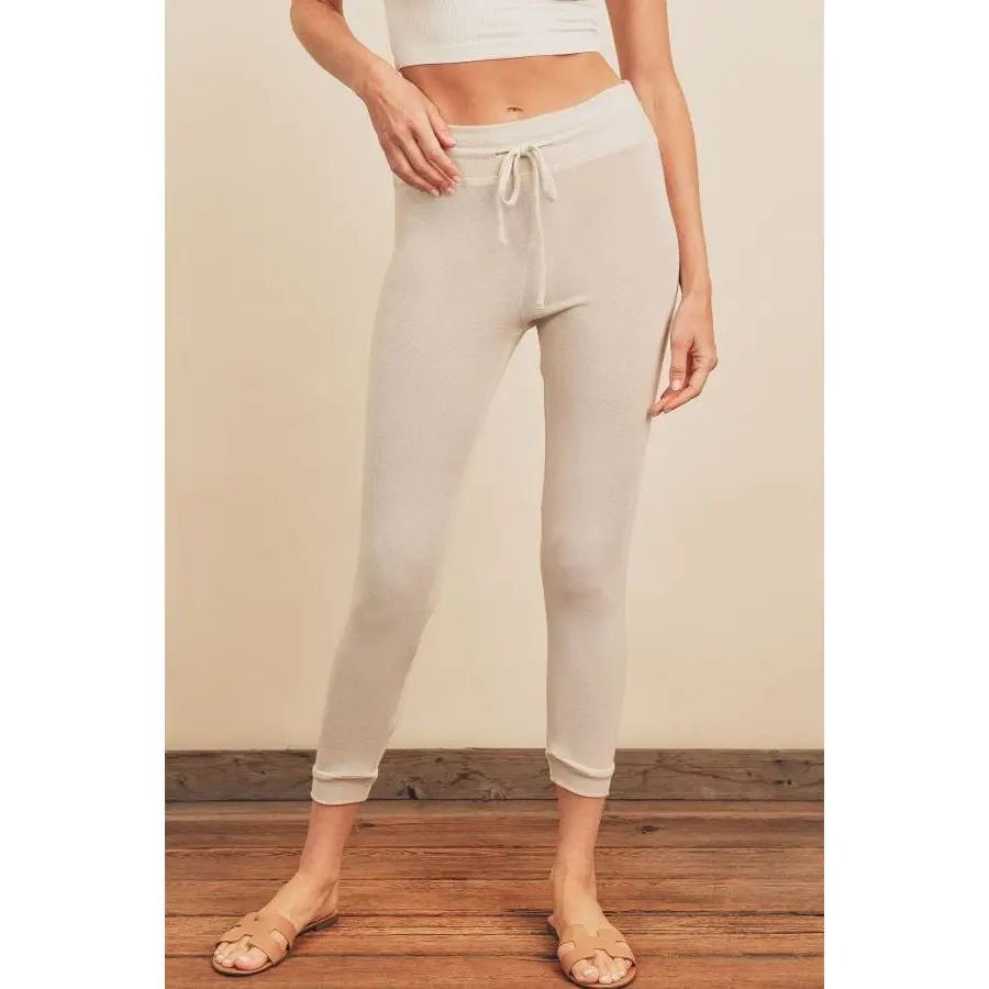 Soft Knit Drawstring Jogger