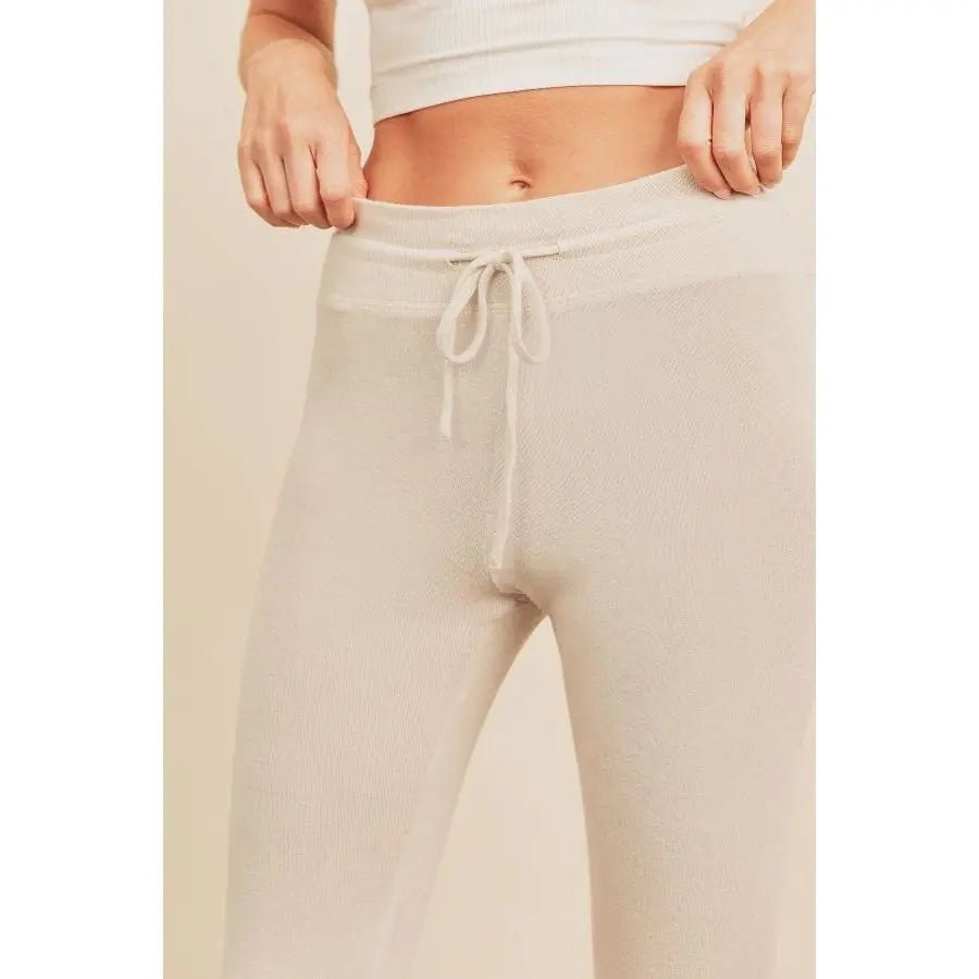 Soft Knit Drawstring Jogger