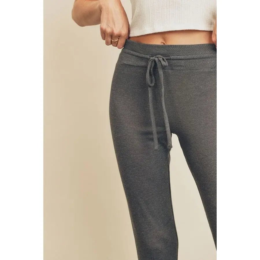 Soft Knit Drawstring Jogger - LECCE