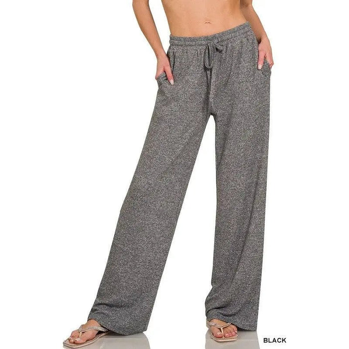 Soft Wide Leg Lounge Pants - LECCE