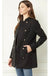 Solid Double Breasted Coat - LECCE
