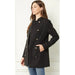 Solid Double Breasted Coat - LECCE