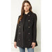 Solid Double Breasted Coat - LECCE