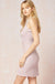 Solid Ribbed Round Neck Mini Dress - LECCE
