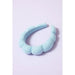 Spa Sponge Terry Towel Scalloped Headband - LECCE