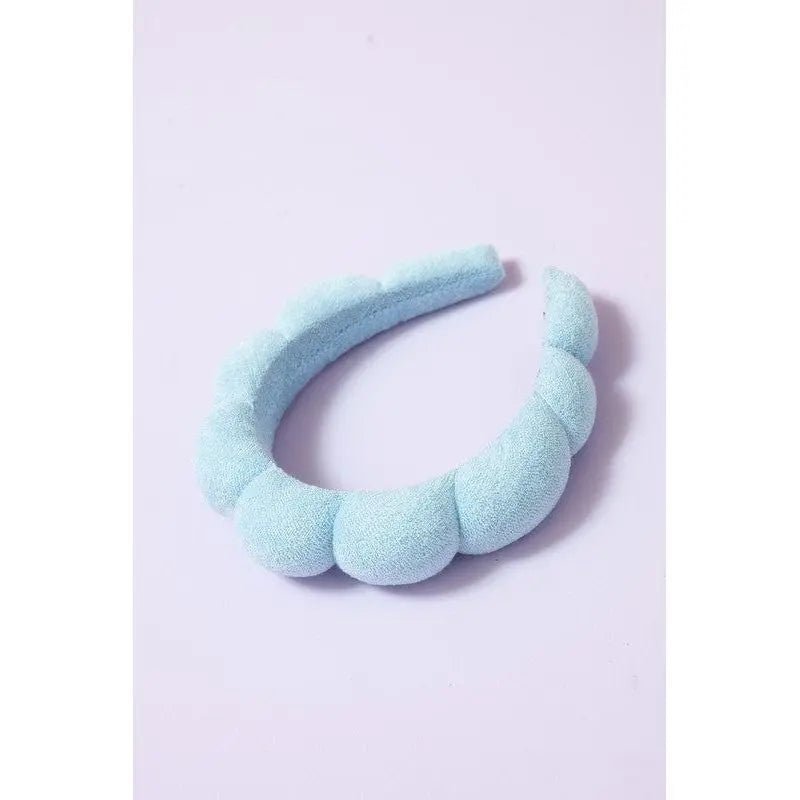 Spa Sponge Terry Towel Scalloped Headband - LECCE