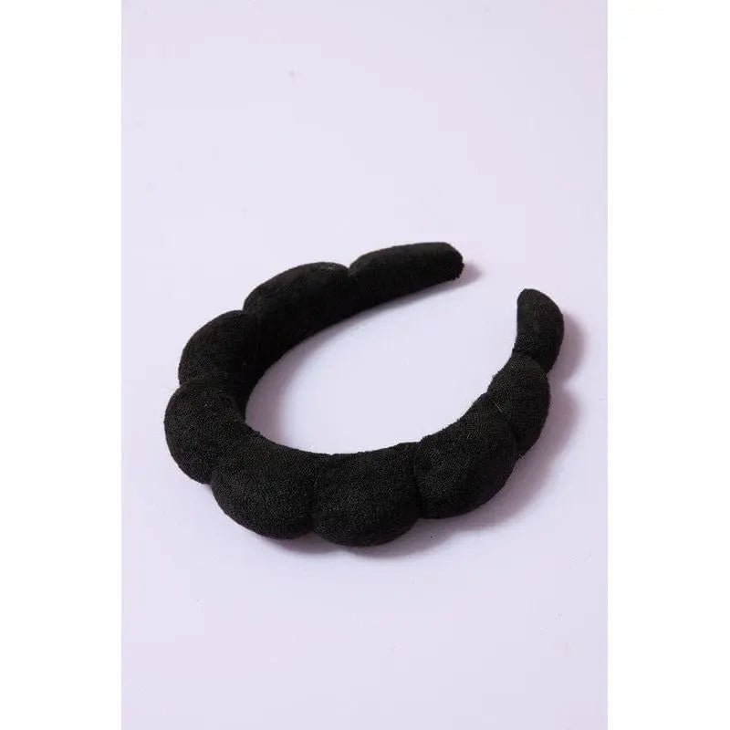 Spa Sponge Terry Towel Scalloped Headband - LECCE
