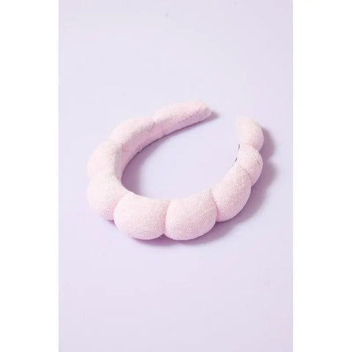 Spa Sponge Terry Towel Scalloped Headband - LECCE