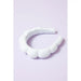 Spa Sponge Terry Towel Scalloped Headband - LECCE