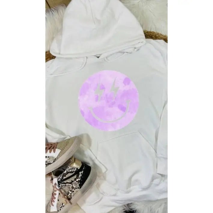 Sudadera con capucha con cara sonriente Splash