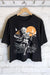 Spooky Skeleton Football Long Crop Top - LECCE