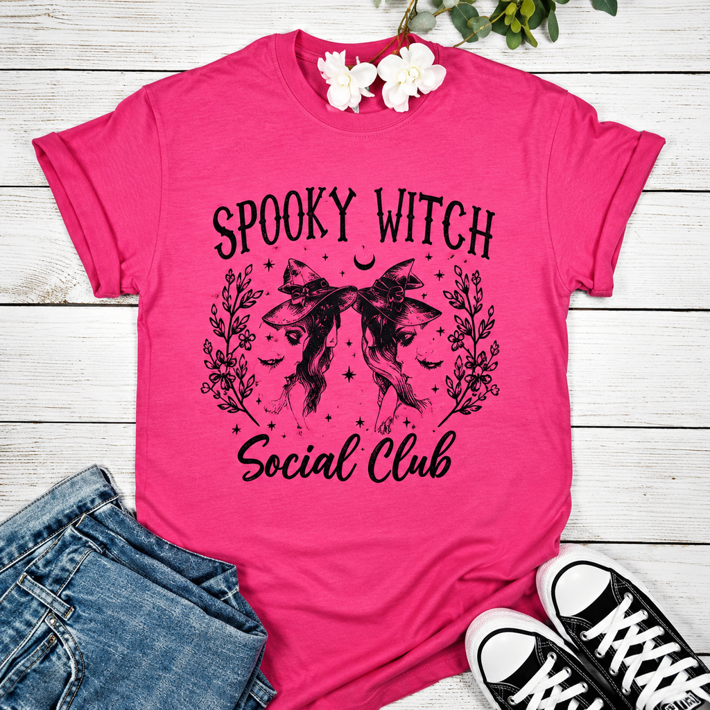 Spooky Witch Soctial Club Tee