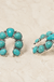 Western Turquoise Horseshoe Cuff Ring