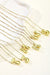 Stainless Steel Balloon Initial Necklace - LECCE