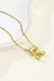 Stainless Steel Balloon Initial Necklace - LECCE