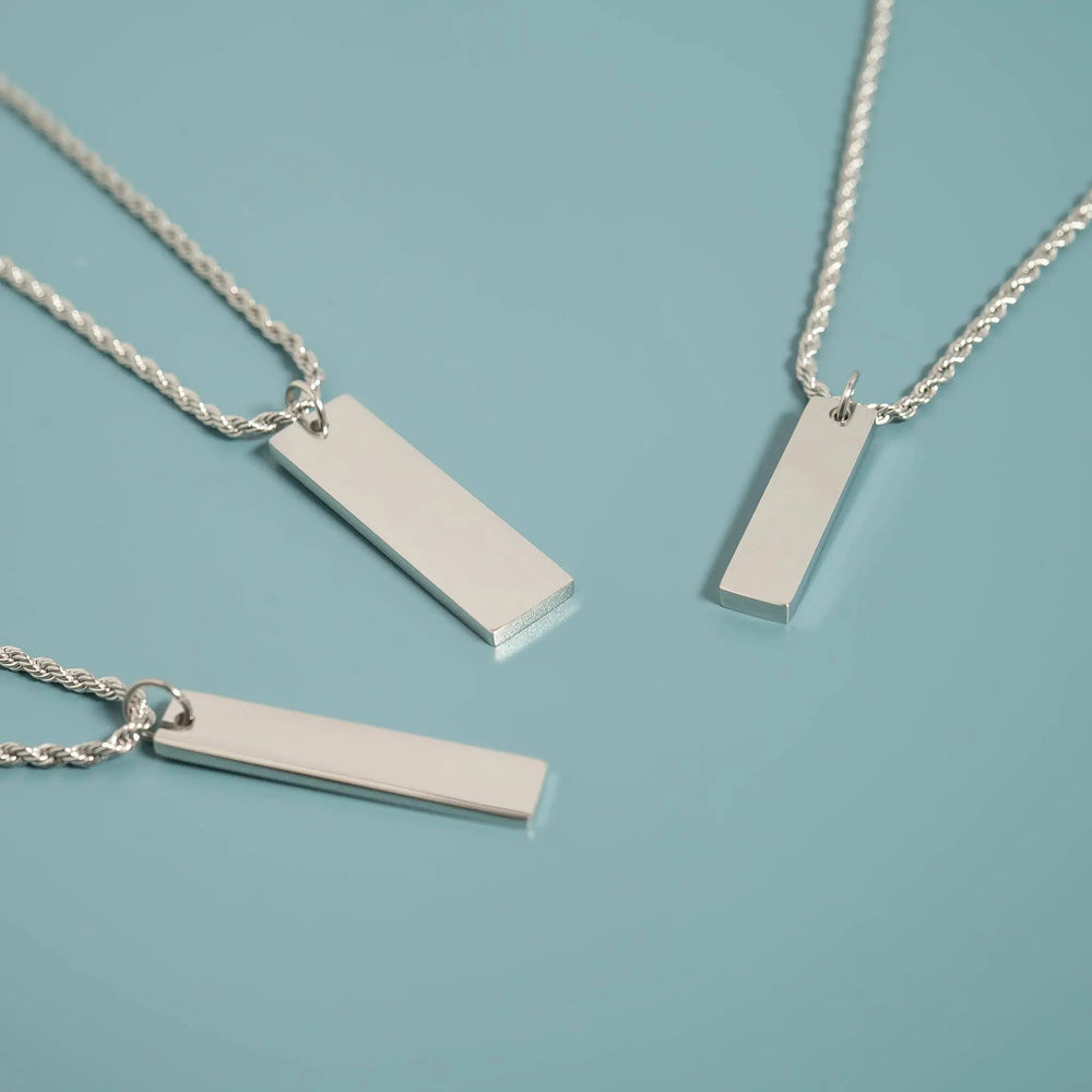 Stainless Steel Rope Chain Necklace - LECCE