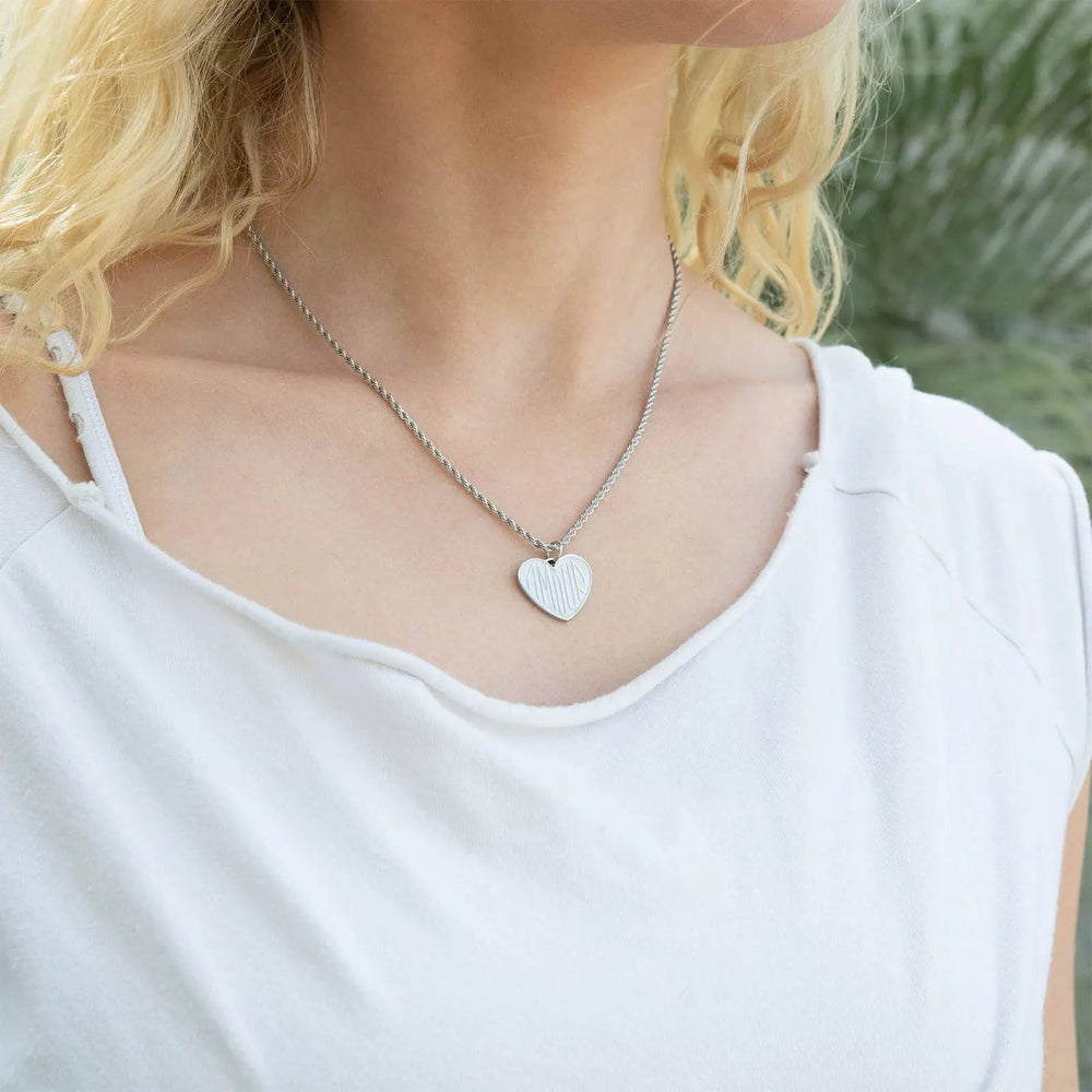 Stainless Steel Rope Chain Necklace - LECCE