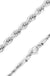 Stainless Steel Rope Chain Necklace - LECCE