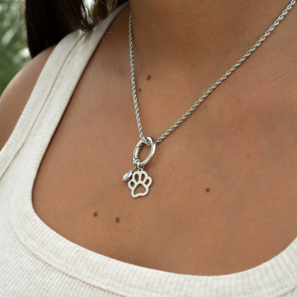 Stainless Steel Rope Chain Necklace - LECCE