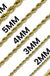 Stainless Steel Rope Chain Necklace 5mm - LECCE