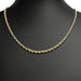 Stainless Steel Rope Chain Necklace 5mm - LECCE
