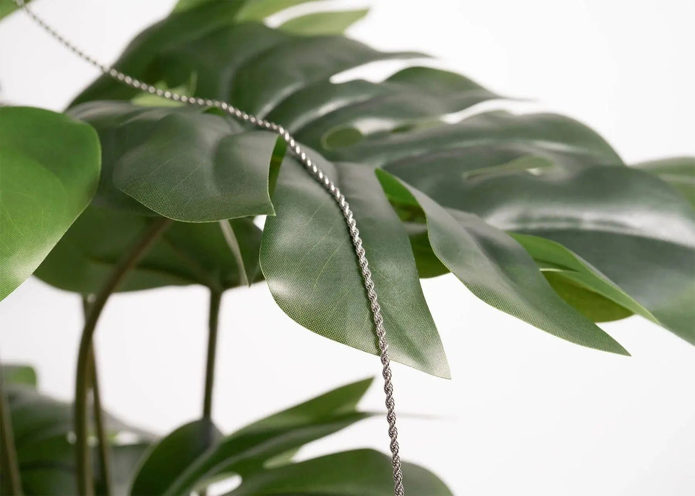 Stainless Steel Rope Chain Necklace - LECCE