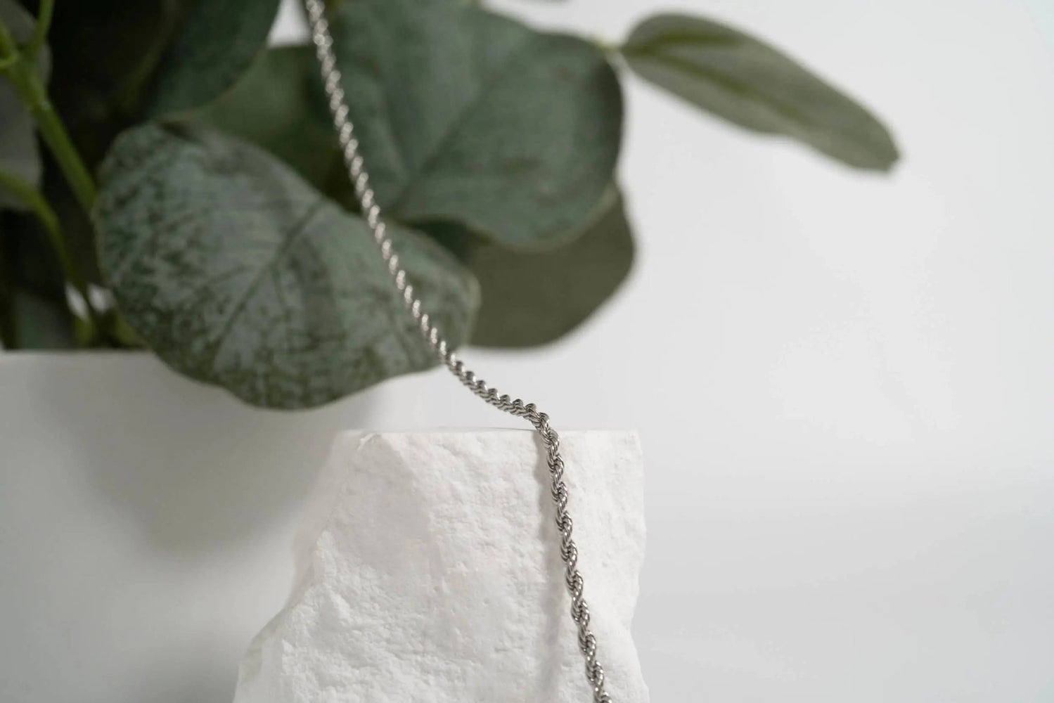 Stainless Steel Rope Chain Necklace - LECCE