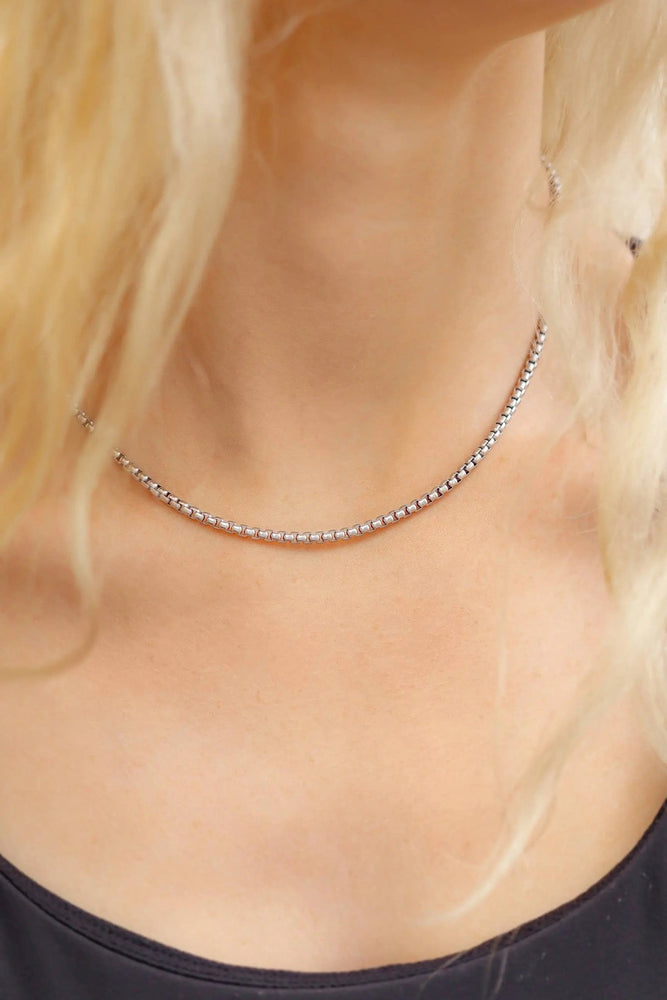 Stainless Steel Rounded Box Chain - LECCE