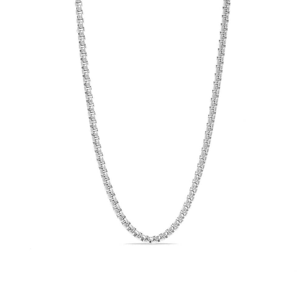 Stainless Steel Rounded Box Chain - LECCE